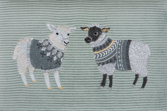 Sewing Box (M): Embroidered: Woolly Pully