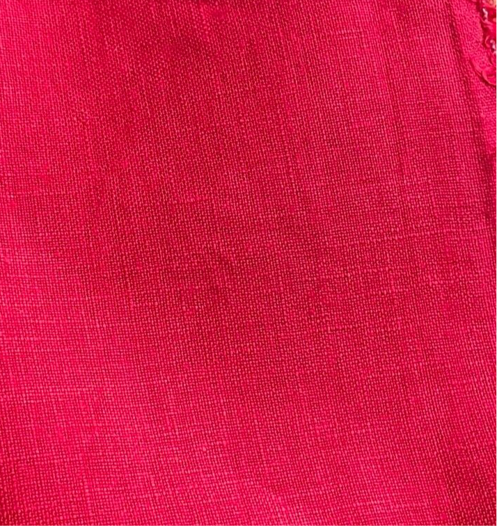 Irish linen - Coral - sold as 1/2 meter