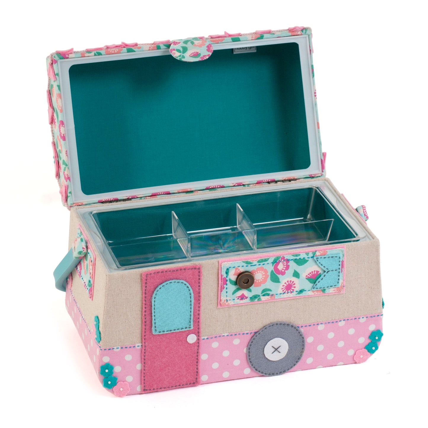 Sewing Box: Appliqué: Caravan
