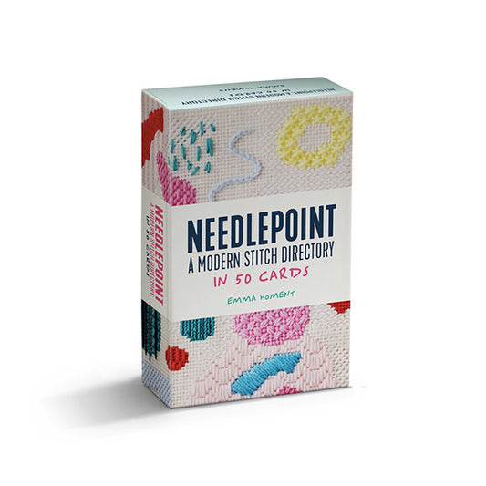 Needlepoint - A modern stitch directory in 50 cards by Emma Homent