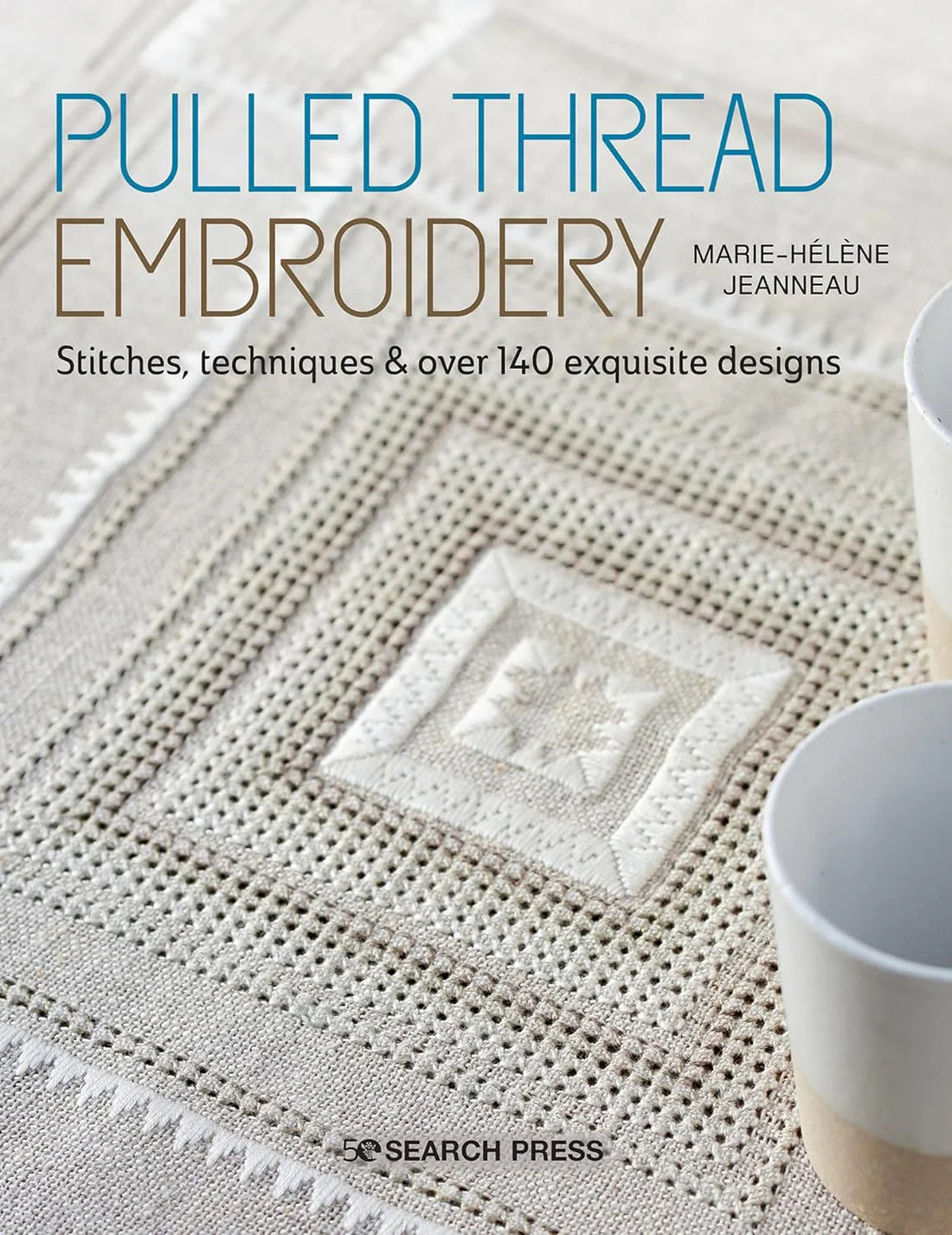 Pulled thread embroidery by Marie-helene jeanneau