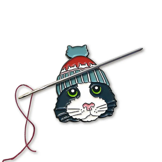 Emma Ball Needle Minder - Cats in Hats