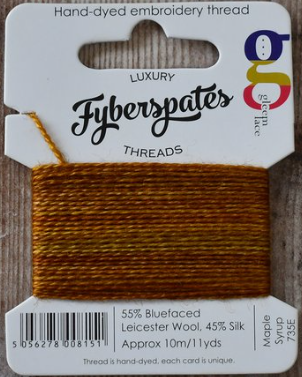 Fyberspates Gleam threads - Maple Syruo 735E