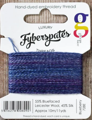 Fyberspates Gleam threads - Blueberry 728E