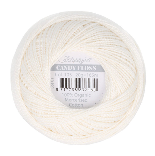 Scheepjes Candy Floss 105 Bridal White