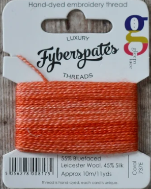 Fyberspates Gleam threads - Coral 737E