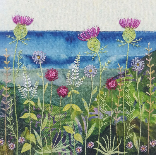 Beaks and Bobbins Cornish Coast Embroidery Kit
