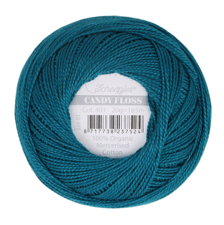 Scheepjes Candy Floss 401 Dark Teal