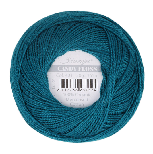 Scheepjes Candy Floss 401 Dark Teal