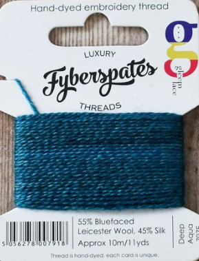 Fyberspates Gleam threads - Deep Aqua 707E