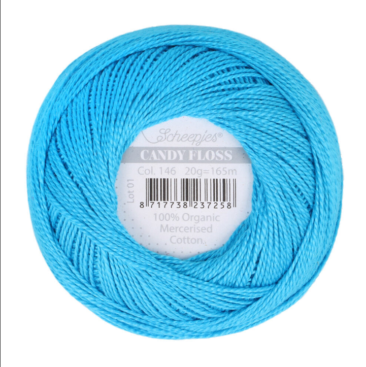 Scheepjes Candy Floss 146 Vivid Blue